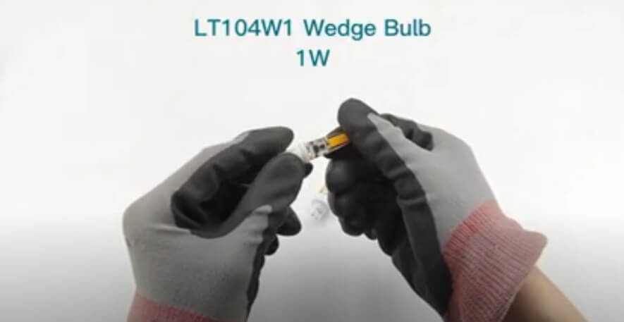 3W Weather-proof Wedge Landscape Light Bulbs Video