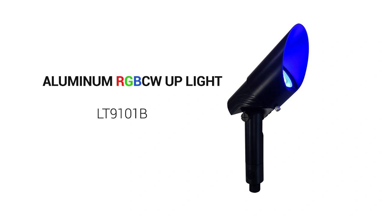 Video of RGBCW Aluminum Up Light LT9101C